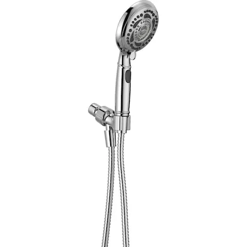 7-Spray Patterns 4.8 in. Wall Mount Handheld Shower Head in Chrome