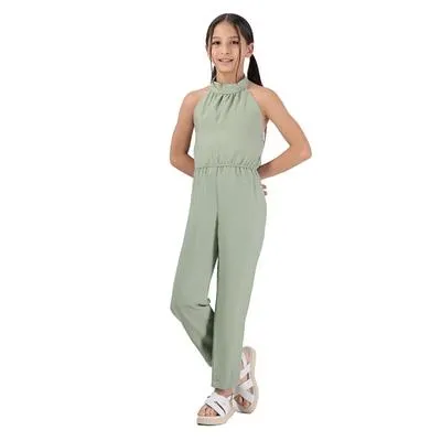 Jumpsuit Fantastic Niña Cuello Halter Sin Mangas