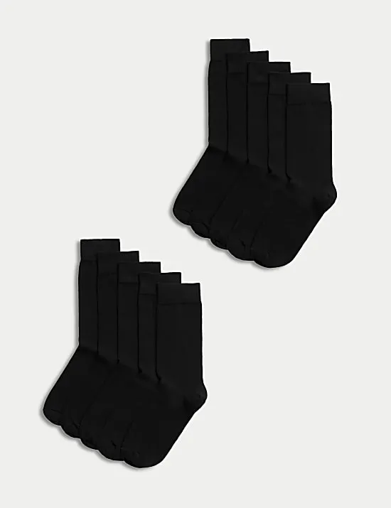 10 Pack Cool & Fresh™ Cotton Rich Socks