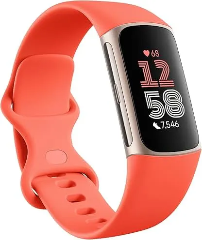 Fitbit Charge 6 Fitness Tracker with Google apps, Heart Rate…