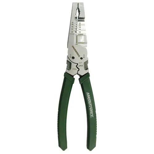 Masterforce® 8" Curved Jaw Locking Wire Stripper