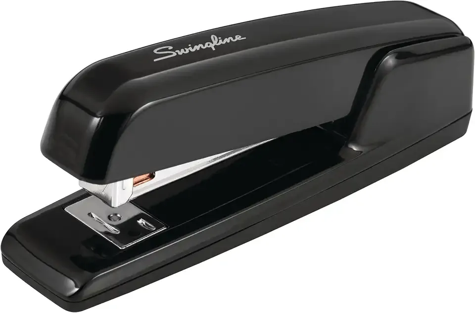 Swingline Stapler, 30 Sheet Capacity, 747 Business Stapler, Jam Free, Anti-Microbial, Metal, Black (74741)
