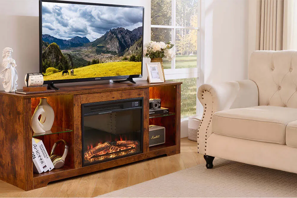 Kelley TV Stand & Fireplace