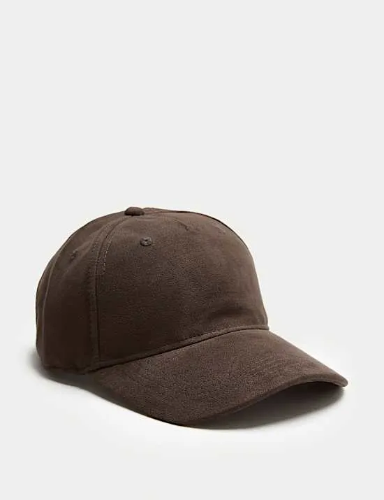 Suedette Baseball Cap