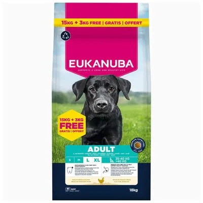 Eukanuba Premium Nutrition Adult Large et Giant Breed au poulet