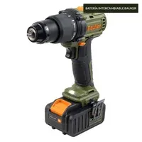 Taladro percutor inalámbrico 20 V + 2 baterías