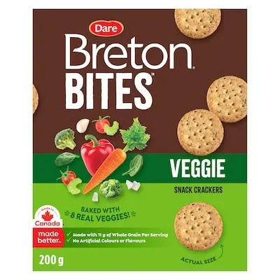 Breton Bites Veggie Crackers
