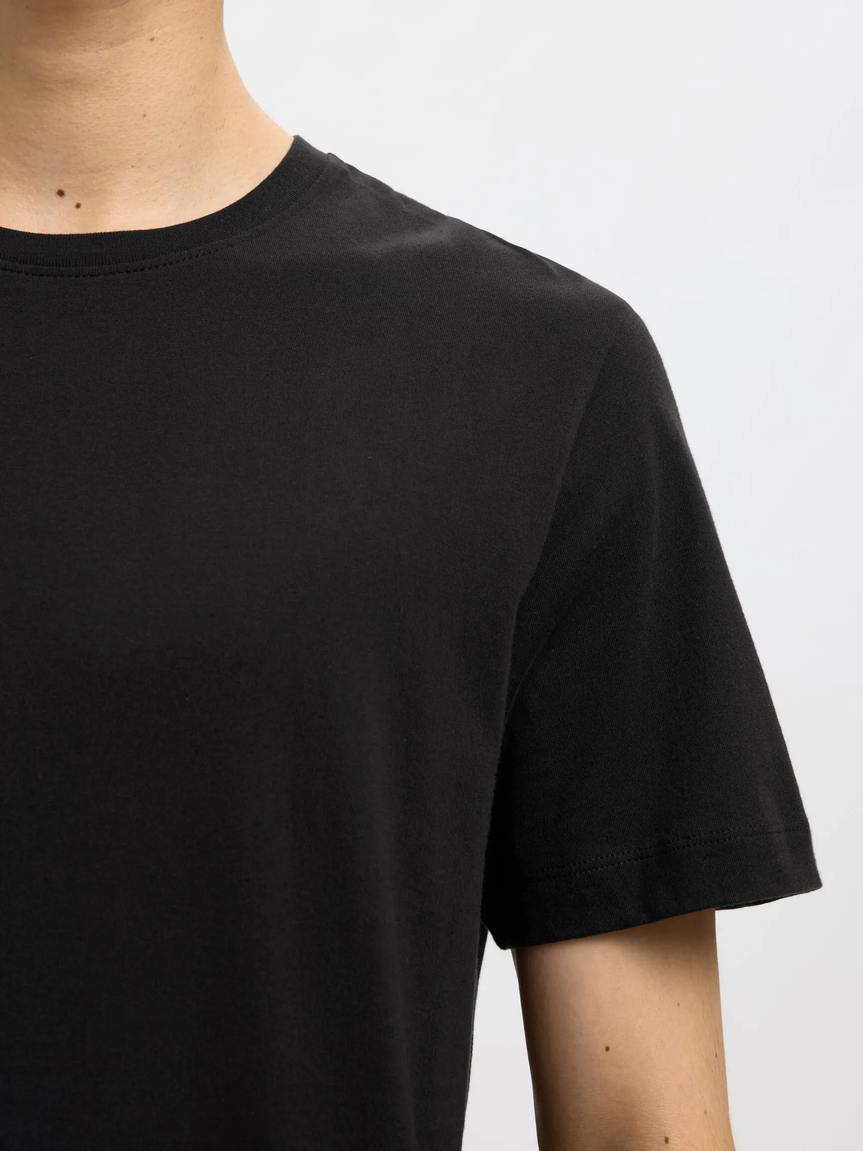 3-PAKNING BOMULL T-SKJORTE