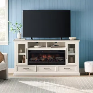 Tresanti Juliette 75” Console with Electric Fireplace