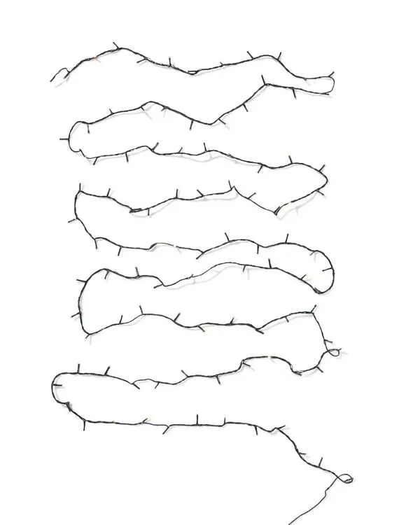 lichtsnoer 12m met 100 LED lampjes twinkelend voor binnen en buiten