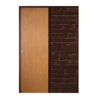 Puerta de interior corrediza de embutir Practika cedro 70x 200 x 10 cm