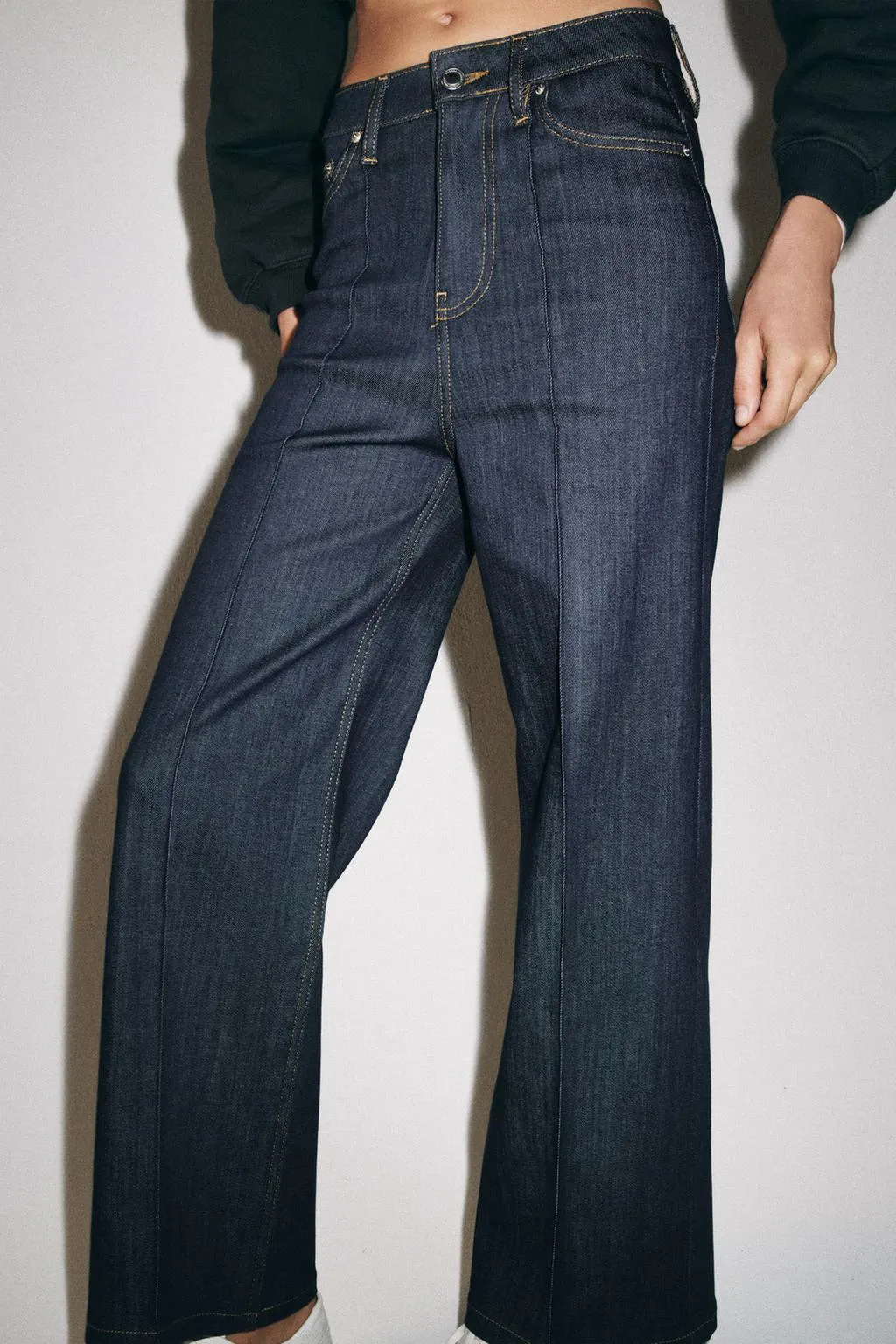 ZW COLLECTION WIDE-LEG HIGH-WAIST JEANS