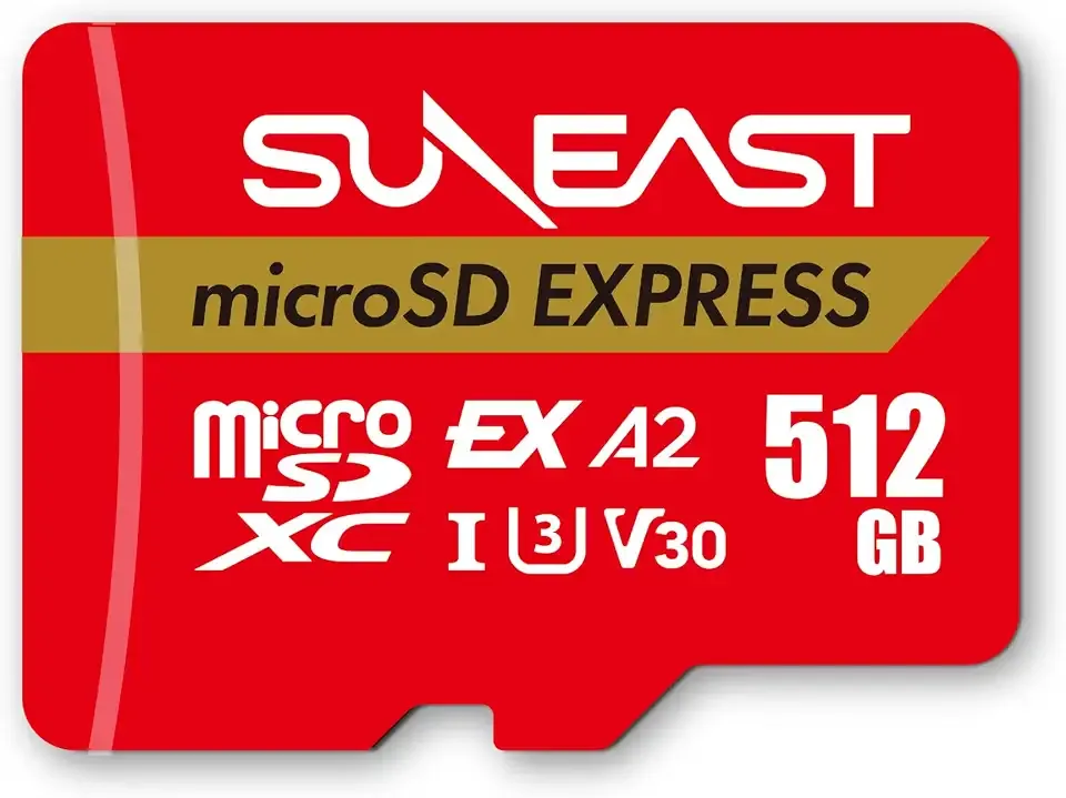SUNEAST microSD Express 512GB Memory Card, Up to 900MB/s Read 620MB/s Write, U3 V30 UHS-I A1, Compatible with Nintendo-Switch 2, Steam Deck, High-Speed Storage for Gaming and 4K Video