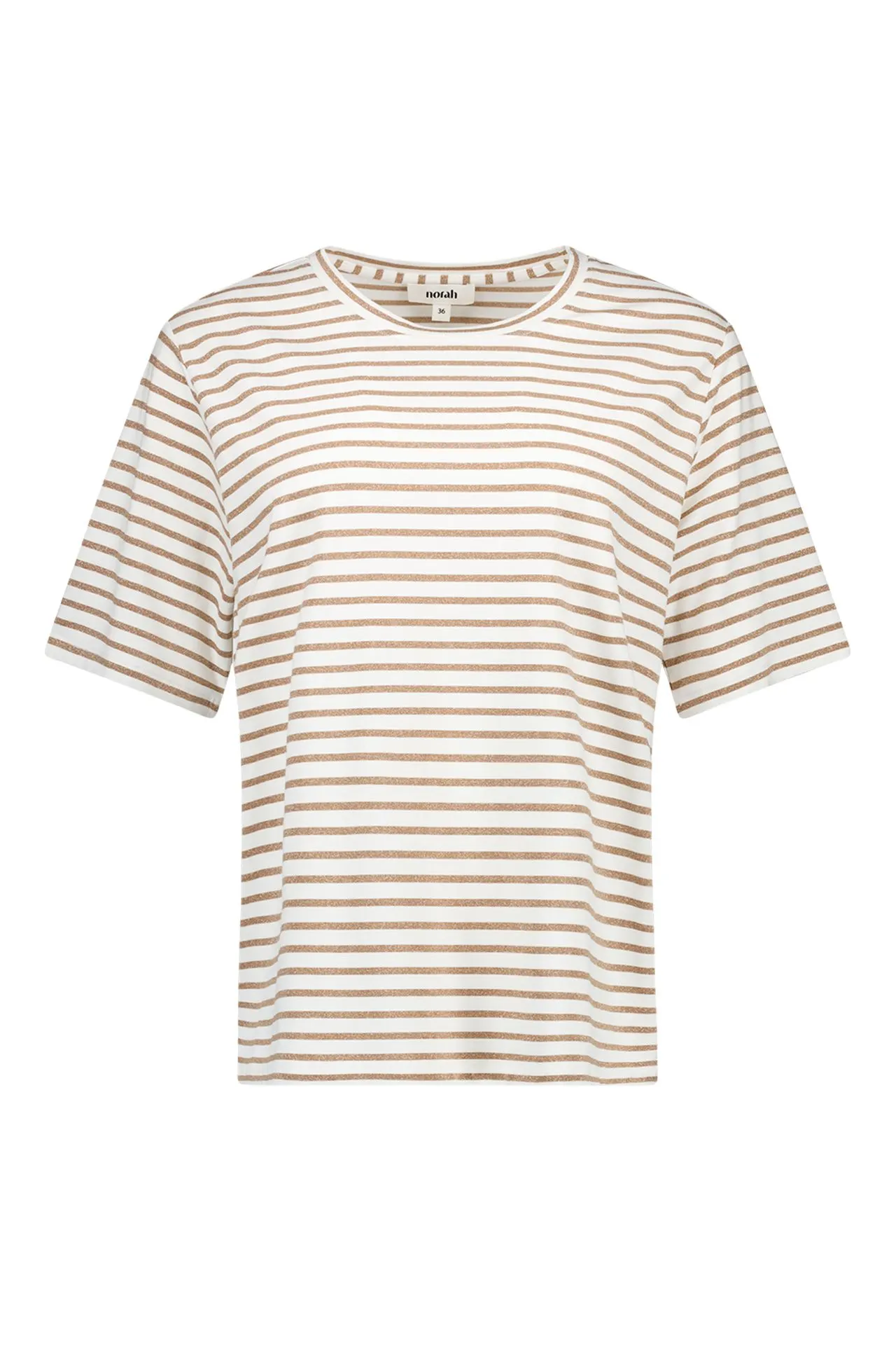 Shirt met goudkleurige strepen