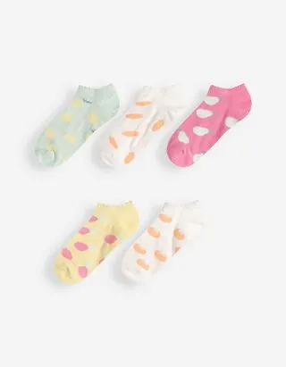Calze sneakers - Confezione da 5 pezzi