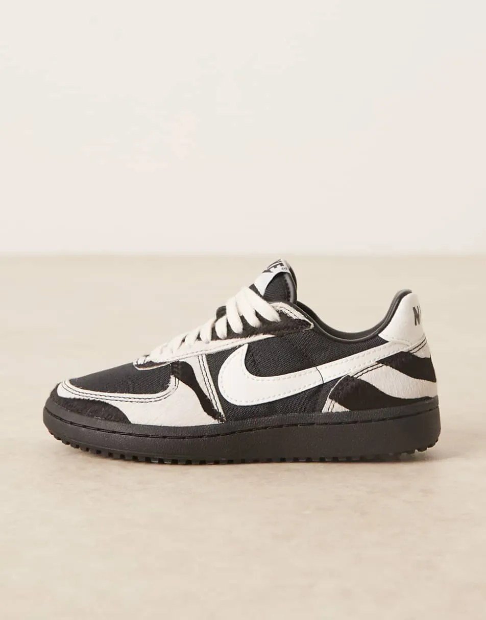 Nike Field General Pony Hair trainers in black and white