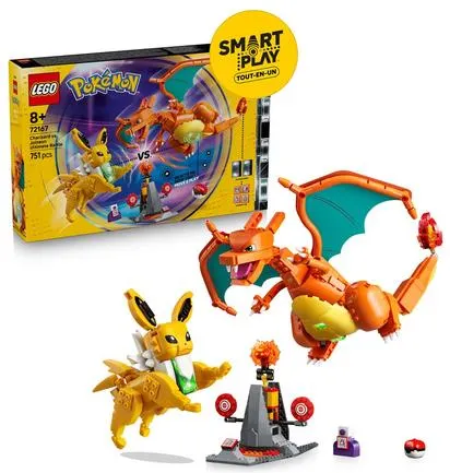 LEGO® POKEMON 72167 - SMART PLAY™ - LE COMBAT ULTIME ENTRE DRACAUFEU ET VOLTALI