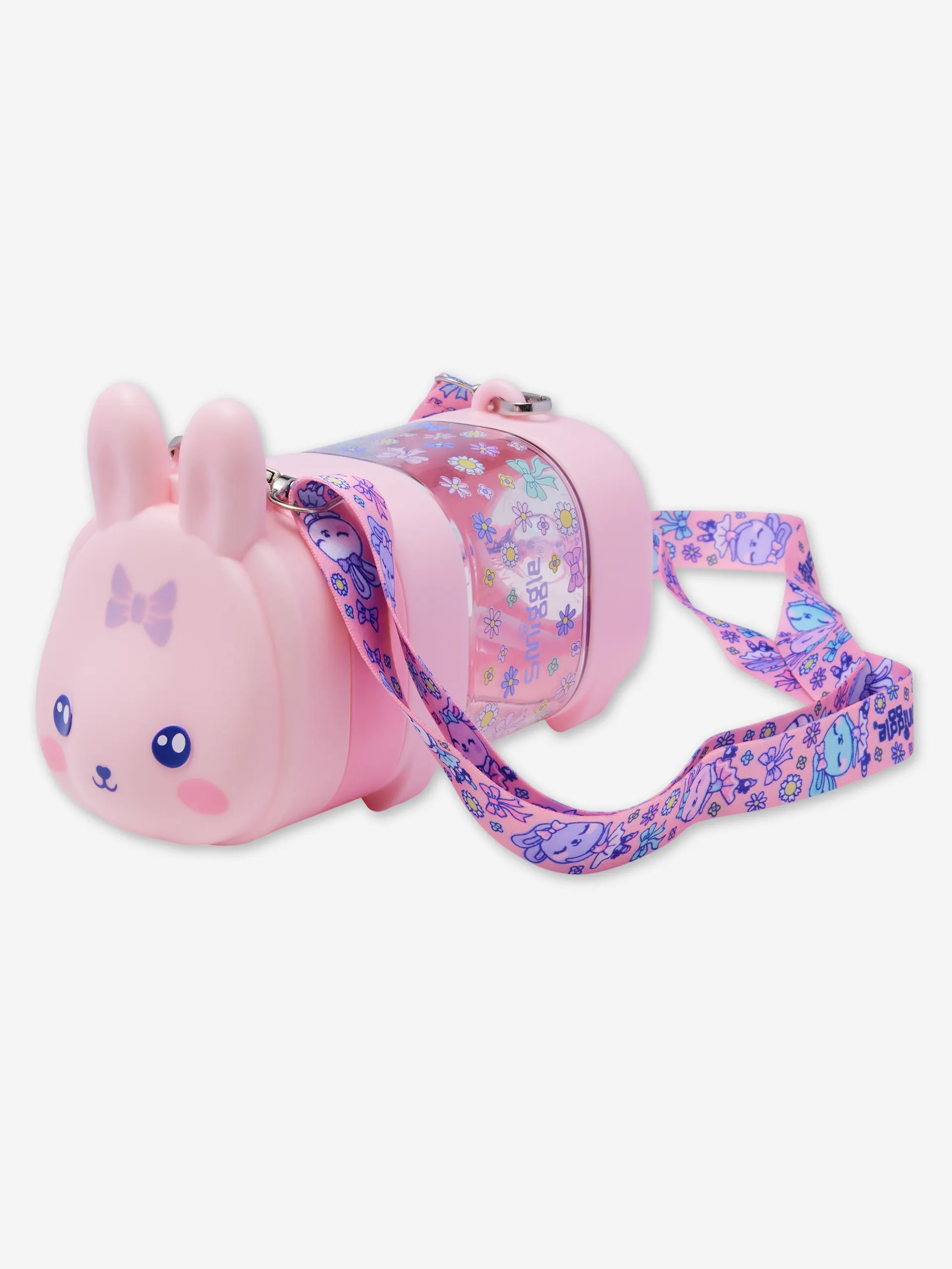 Playtime Teeny Tiny Plastic Character Drink Bottle With Strap 450Ml