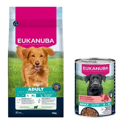 Eukanuba Premium Nutrition 12 kg ou 15 kg + boîtes 3 x 400 g offertes !