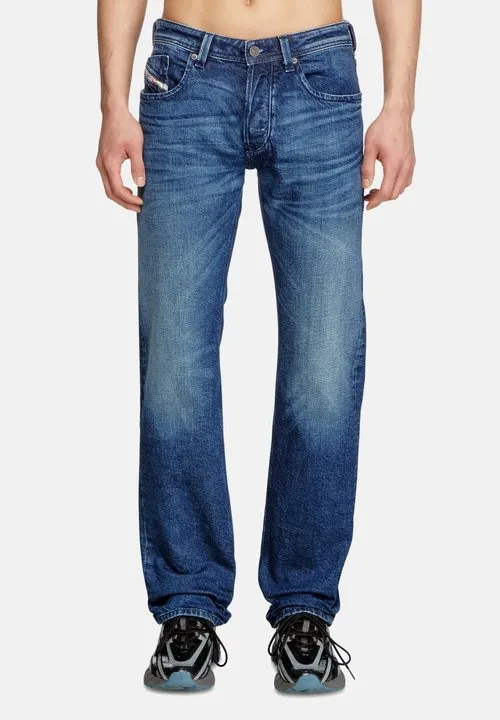 LARKEE - Jeans straight leg - dark blue