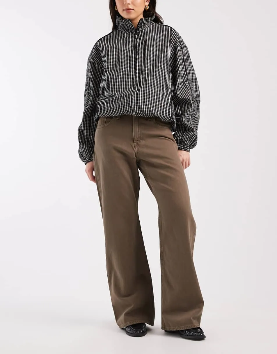 Levi's loose bootcut jeans in washed black