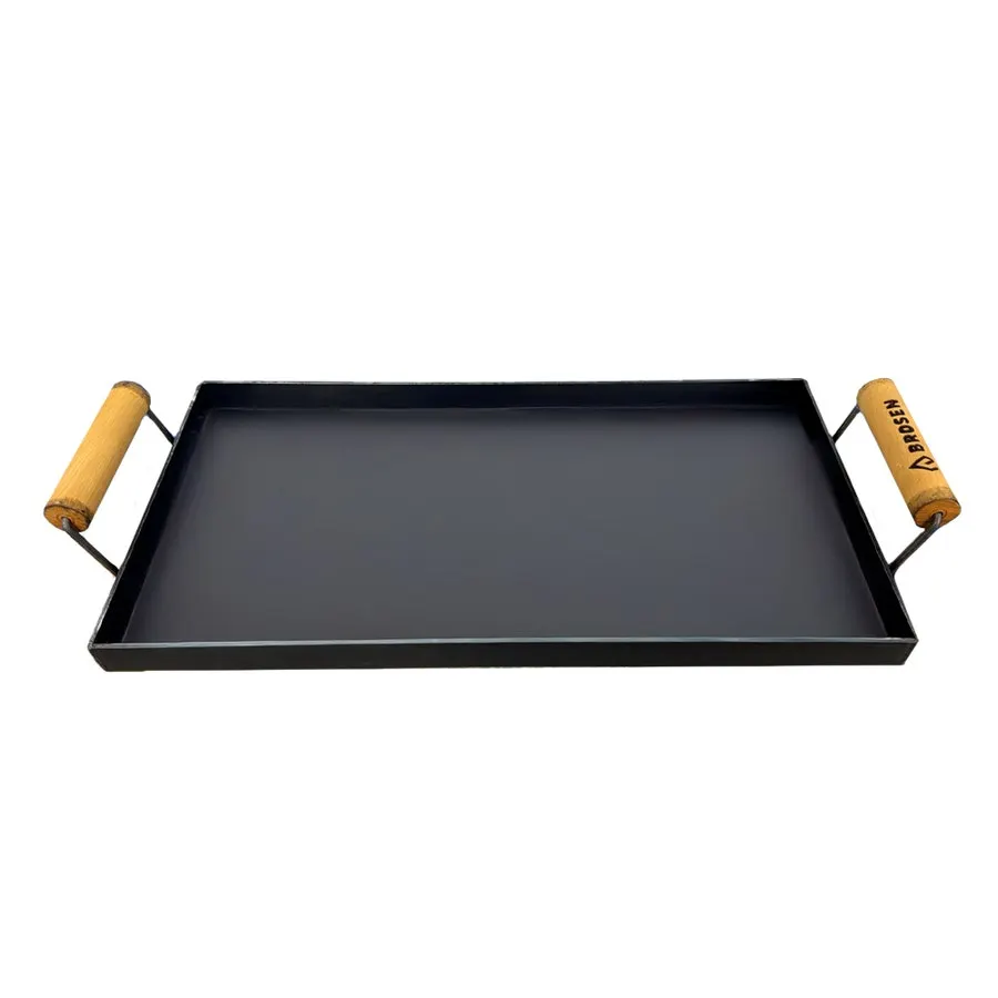 Plancha bifera para cocina Brosen 2 hornallas 26 x 51 cm