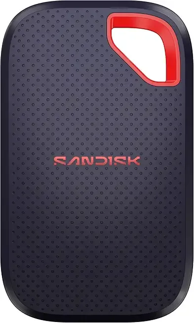 Sandisk 1TB Extreme Portable SSD, Up to 2000MB/s Transfer Speeds-New Model | External Solid State Drive, IP65 Water & Dust Resistant, Up to 3M Drop Protection, 256-bit AES Encryption, USB-C 3.2 Gen 2