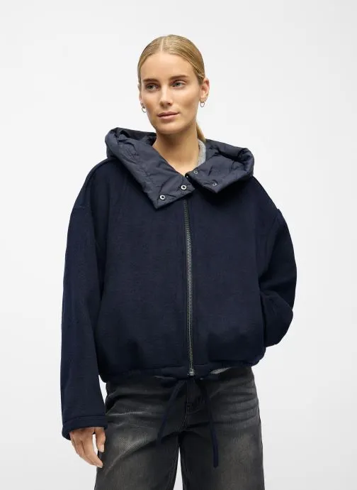 Bomberjacks Objmoore L/S Oz Wool Bomber 140 dames blauw