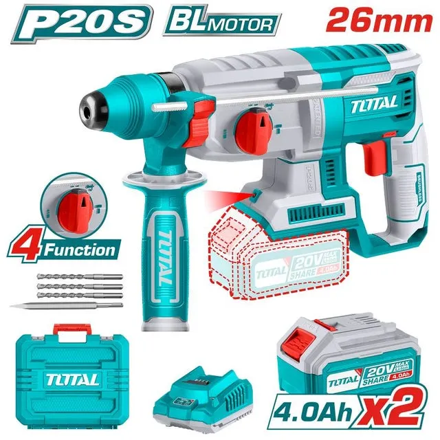 Martello rotativo a batteria 2,5J brushless SDS