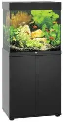 JUWEL Lido 120 Liter LED Aquarium- Schrankkombination in schwarz
