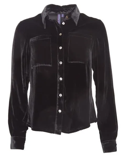 Lords of Harlech Sylvia Velvet Shirt