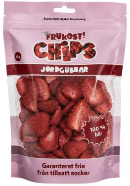 Jordbærchips