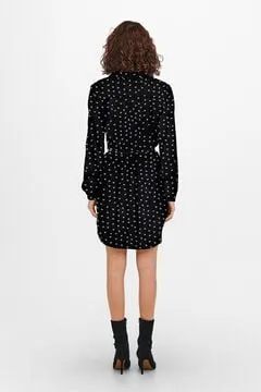 Vestido corto camisero