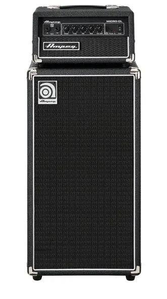 AMPEG MICRO CL STACK 100 WATT BASS AMP HEAD AND CAB 99-015-1201