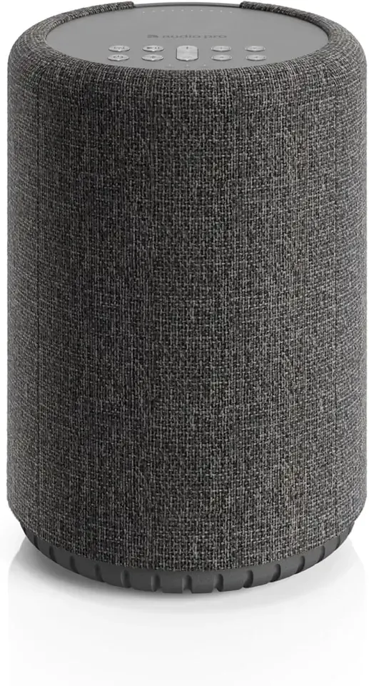 Audio Pro A10 MKII Wireless Multiroom Speaker, WiiM Edition | High Fidelity, Bluetooth, WiFi | Compatible with AirPlay 2, Google Cast, Siri, WiiM Home App, Stream Spotify, Tidal & More, Dark Gray