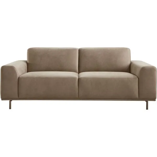 2,5 zitsbank Pantini microleder bruin premium comfort