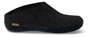 Glerups Tøfler med Naturgummisåle Charcoal