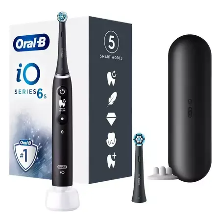 ORAL-B IO6S SÄHKÖHAMMASHARJA BLACK