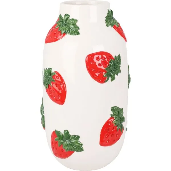 Vaas Bellariva met aardbeien
