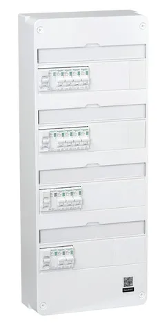 Tableau monté câblé 4 rangées 52 modules T5 - Schneider Electric