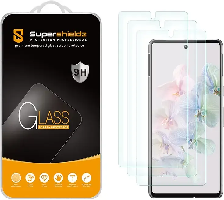 Supershieldz (3 Pack) Designed for Google Pixel 7 Tempered Glass Screen Protector, Anti Scratch, Bubble Free