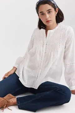 Camisa romántica lace