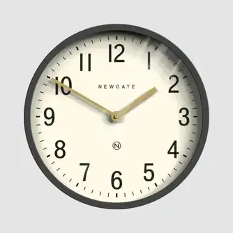 Newgate Master Edwards Clock Blizzard Grey