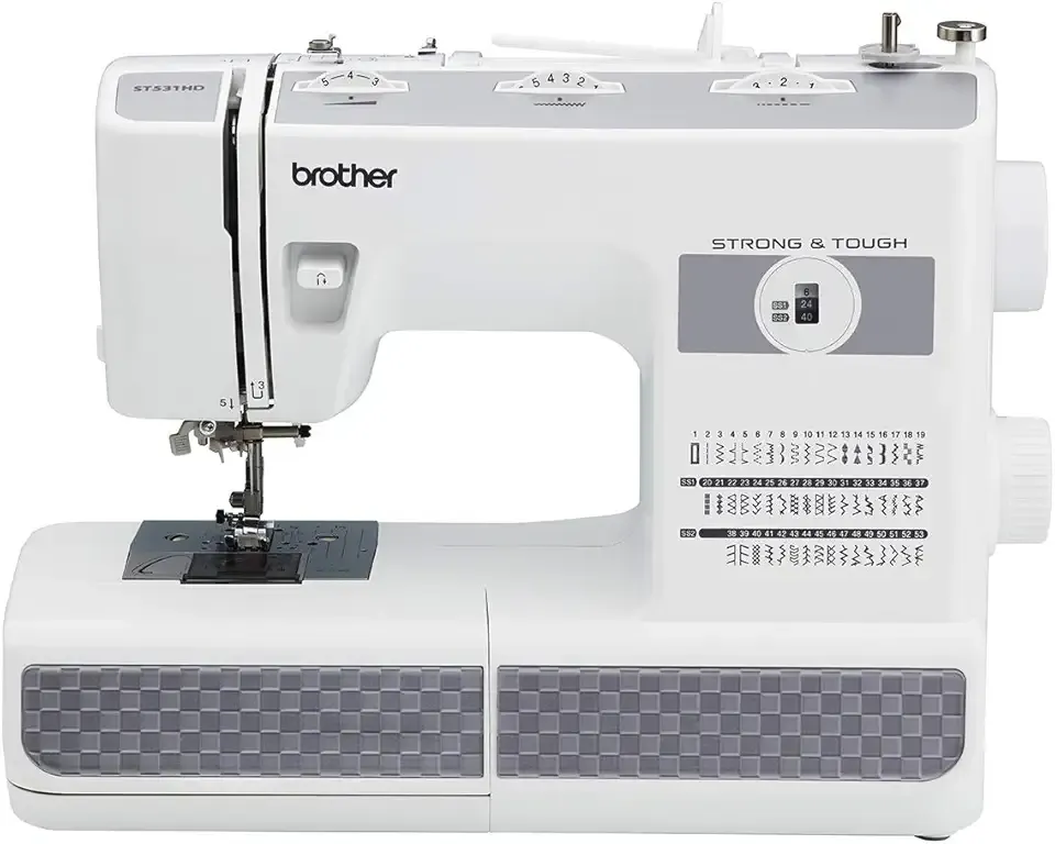 Brother ST531HD Strong & Tough 53 Stitch Sewing Machine with Finger Guard 16x8x12