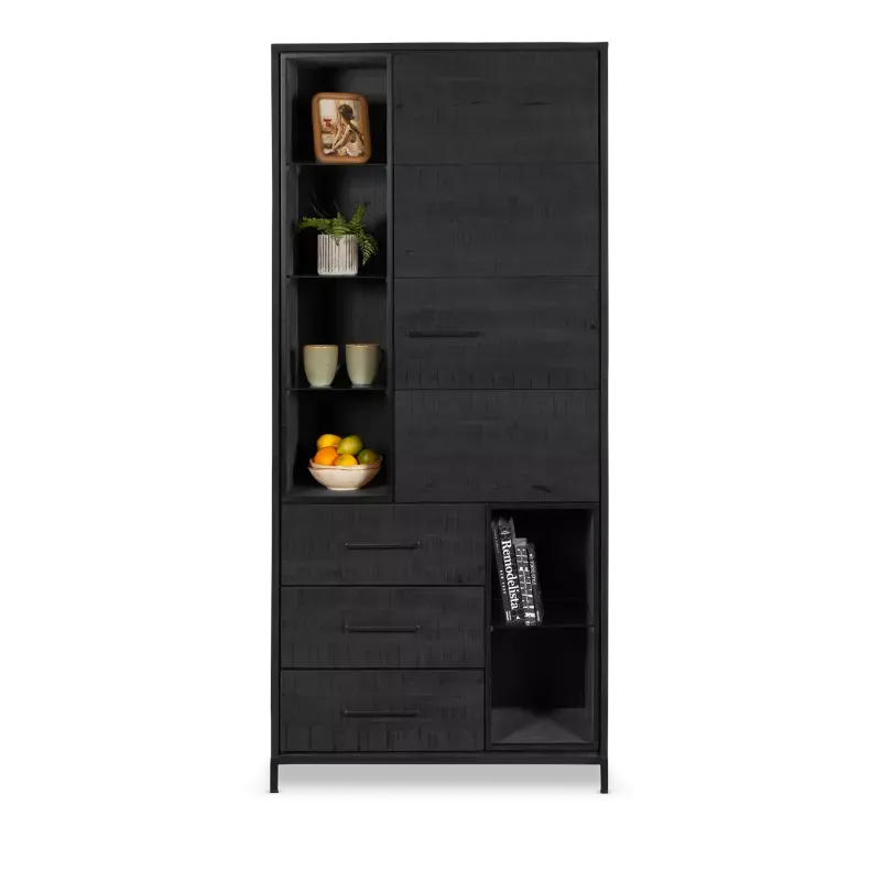 Opbergkast (vakken) Panama - Zwart