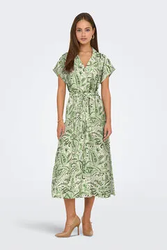 Vestido midi camisero