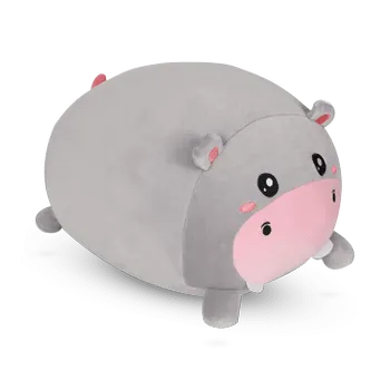 Kussen HIPPO Grijs/Roze