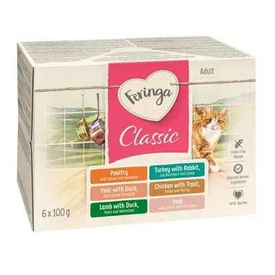 Lot Feringa Classic Meat Menu 24 x 100 g pour chat