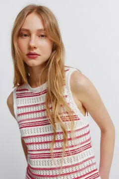 Top tricot rayas