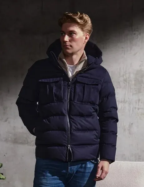 Tignes Wool Jacket Dark Navy